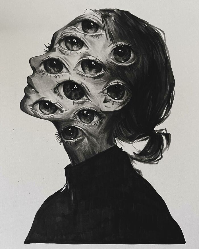 Get Lost In These Wildly Creepy and Beautiful Drawings From Vegas