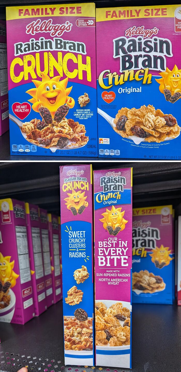 Kellogg’s Cereal: Different Size, Same Price. The Classic Switcheroo