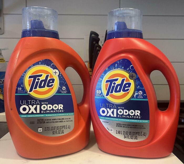 Tide's Missing Ounces Mystery: 92oz Shrinks to 84oz