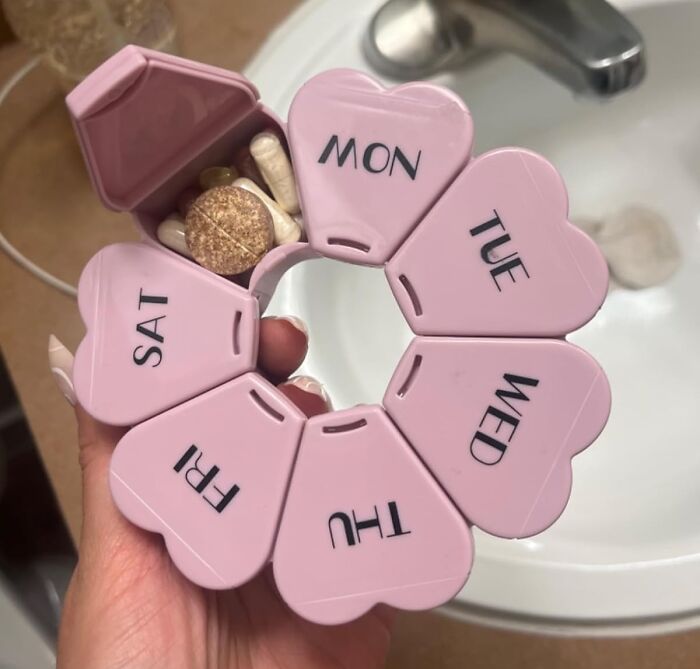 Look Forward To Taking Pills With This Ridiculously Cute Weekly Pill Organizer