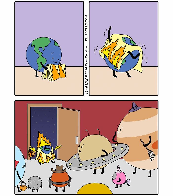 Ryan Pagelow’s Halloween Comics That Are Cute, Creepy, and Seriously Funny