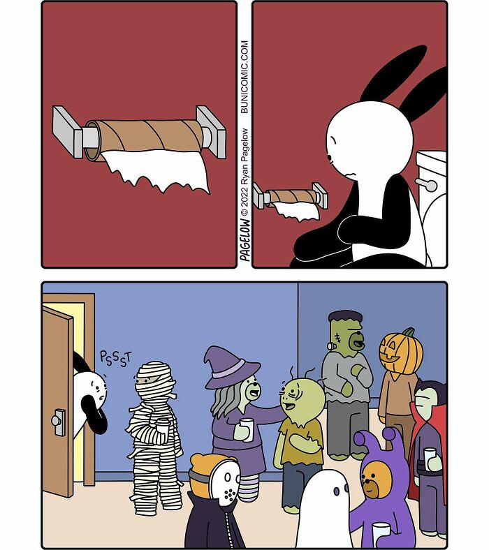 Ryan Pagelow’s Halloween Comics That Are Cute, Creepy, and Seriously Funny
