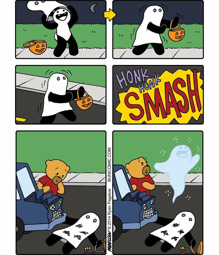 Ryan Pagelow’s Halloween Comics That Are Cute, Creepy, and Seriously Funny