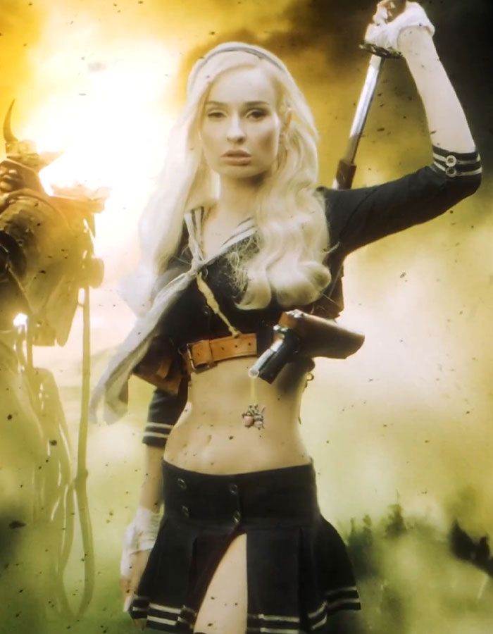 Kim Petras as Babydoll from Sucker Punch