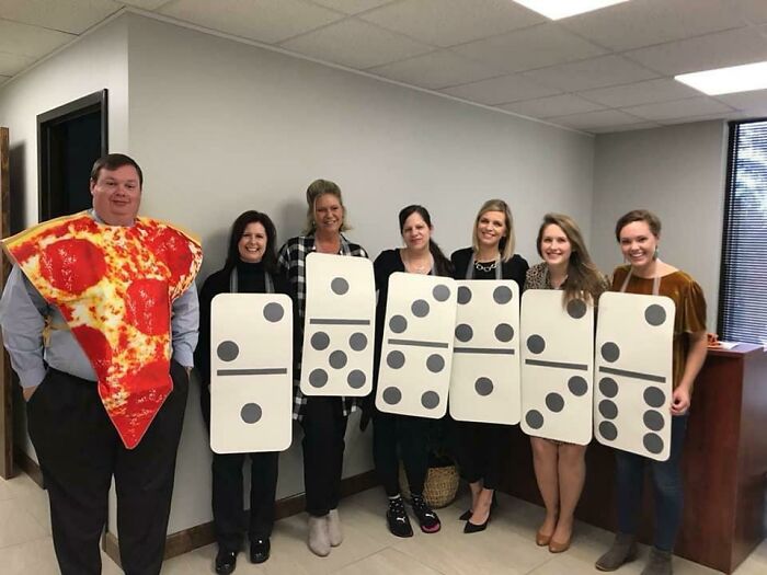 We Were Supposed To Dress As Dominoes... Not Whatever This Is