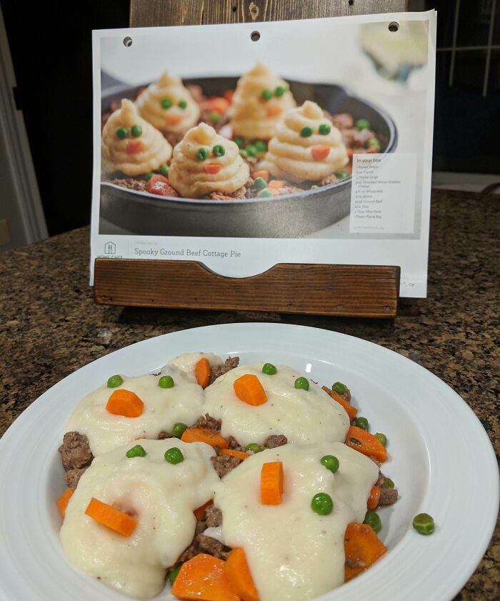 Wife Made A "Spooky" Halloween Dinner That Was Actually Kinda Terrifying