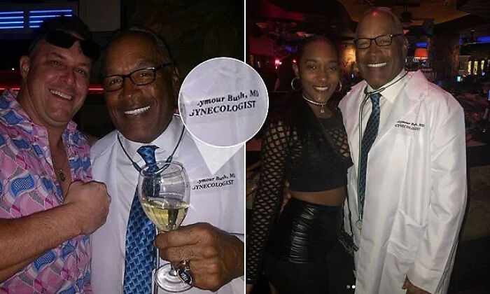 O.J. Simpson’s Odd Gynecologist Costume