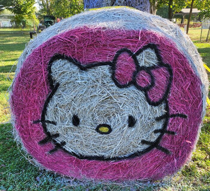 Hello Kitty Hits Hay Town
