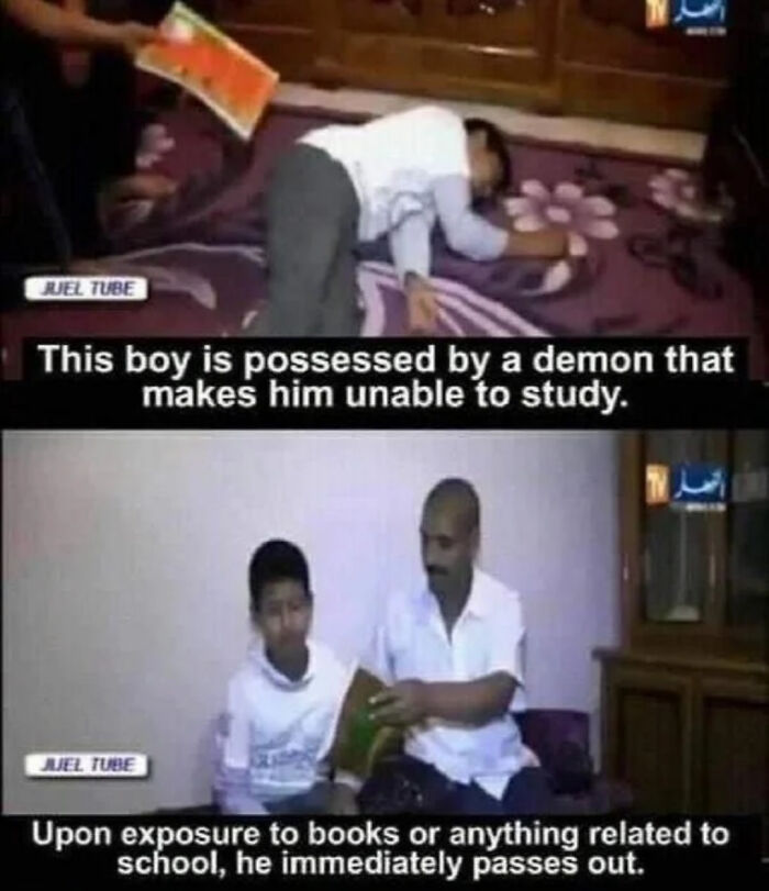 Make Him Read The Holy Scriptures? Oh Wait...