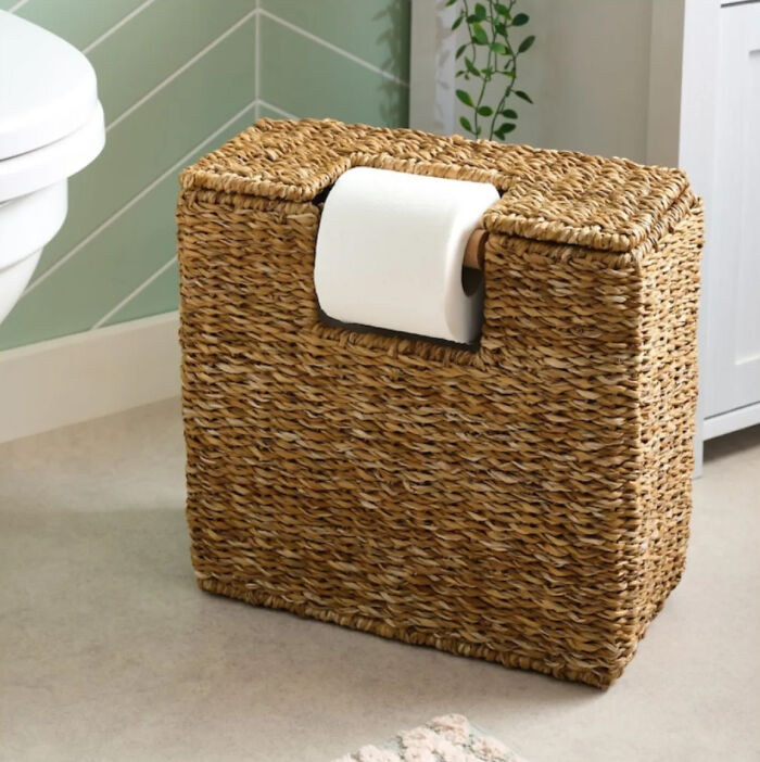 TP Basket Stash—Toilet Paper, but Make It Chic