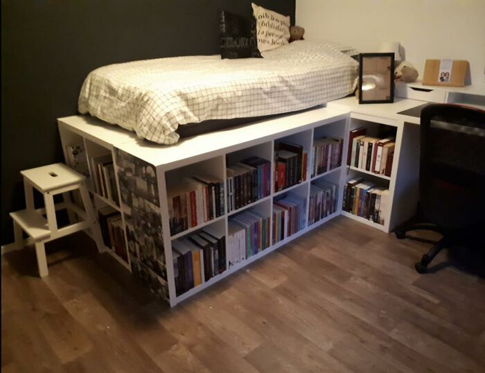 Under-Bed Shelving—No More Messy Piles