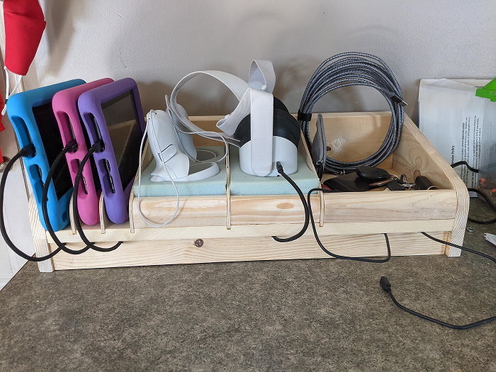 DIY Charging Station—Cord Chaos Begone