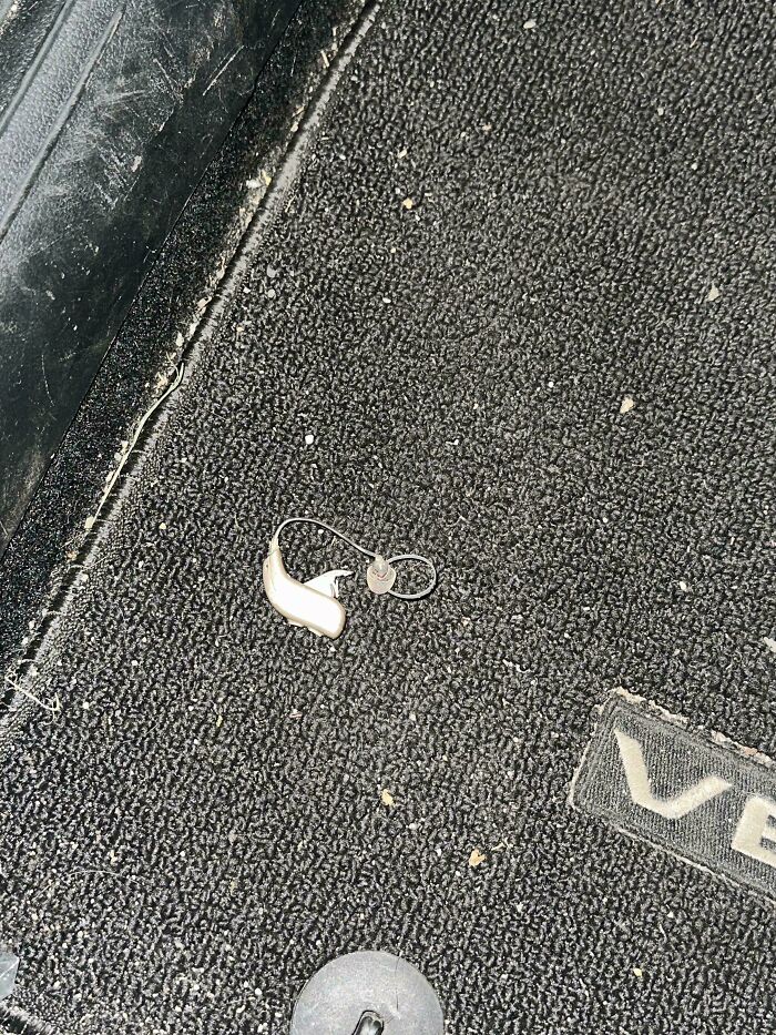 Found A Random Hearing Aid On My Car Floor