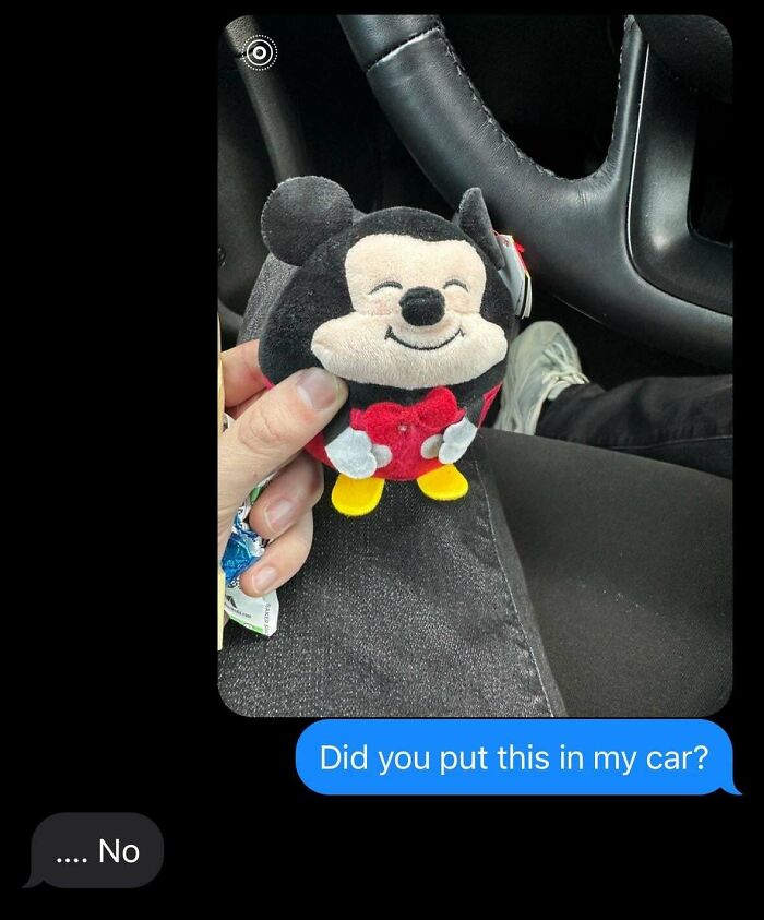 Found This Random Stuffed Toy In My Car. How Did It Get There?