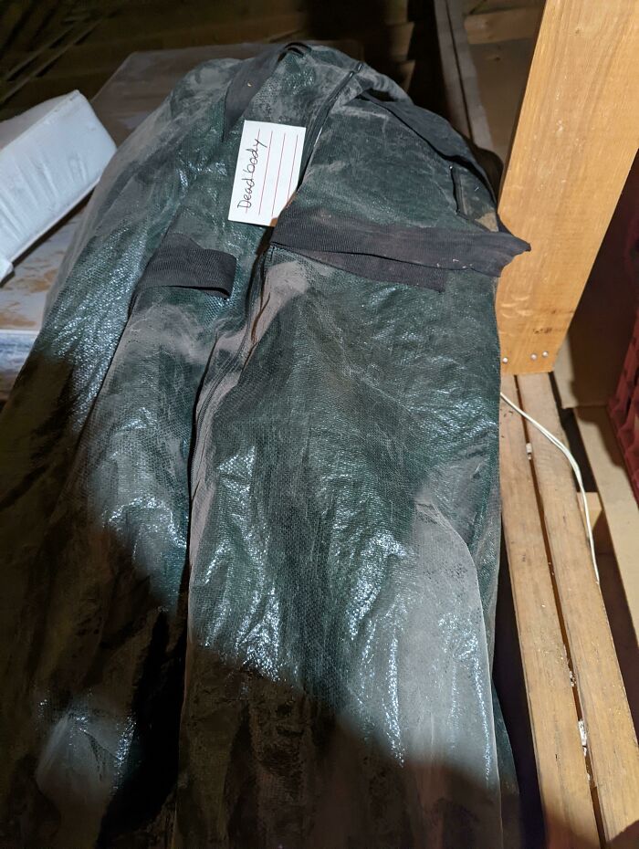 Previous Owner Left Some Stuff In The Attic—Including This Card That Slipped Out