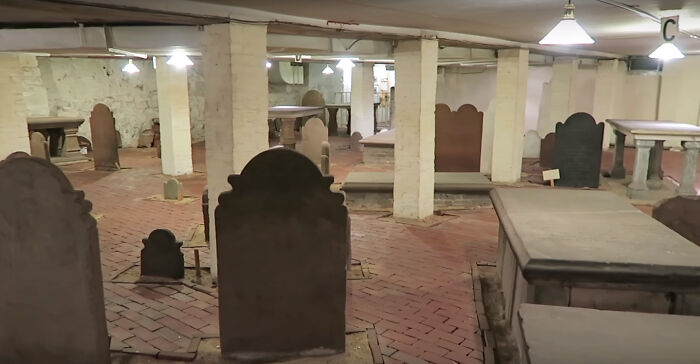 Untouched 1800s Cemetery Found Preserved In Basement Of Building