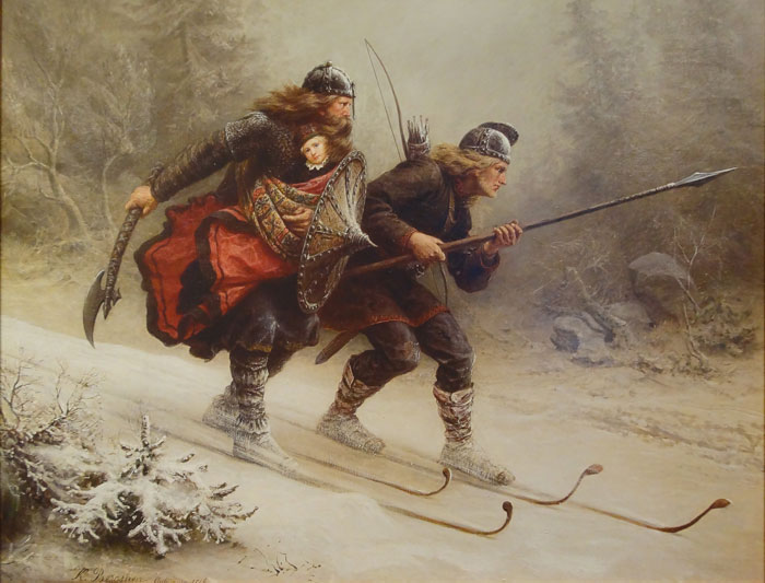 Vikings Skiied For Fun and Function (Not Snowboard Style)