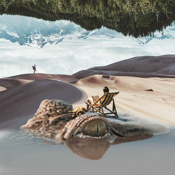 40 Wild Nature Collages That'll Make You Say "Wait, What?"