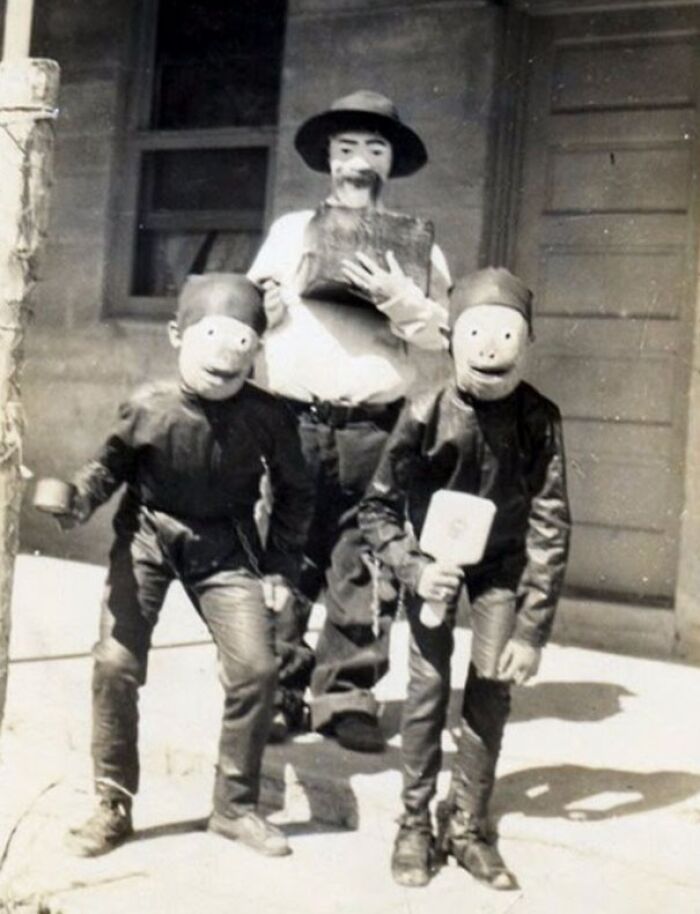 Wait, Were These Halloween Costumes or Haunted House Rejects?