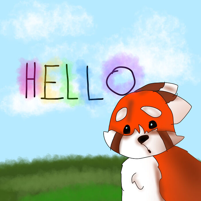 A Red Panda Drawing That’s Just Fantastic