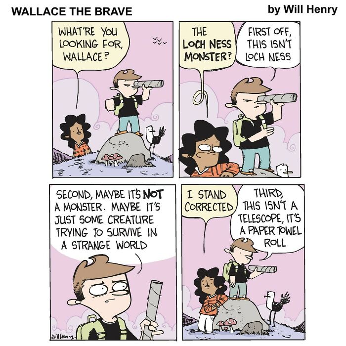 These Comics Are Like a Warm Hug for Your Brain—Meet ‘Wallace the Brave’!