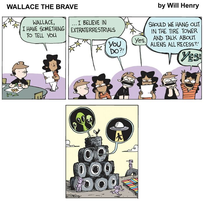 These Comics Are Like a Warm Hug for Your Brain—Meet ‘Wallace the Brave’!