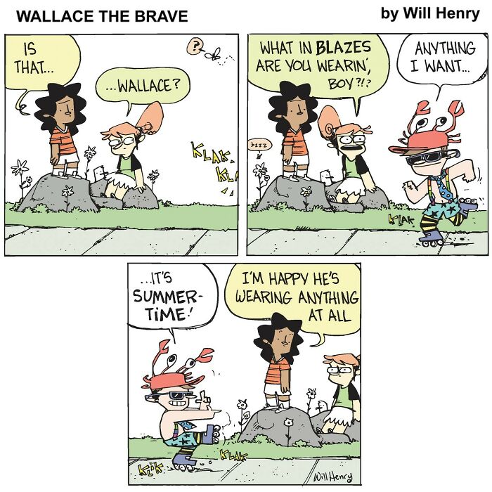 These Comics Are Like a Warm Hug for Your Brain—Meet ‘Wallace the Brave’!