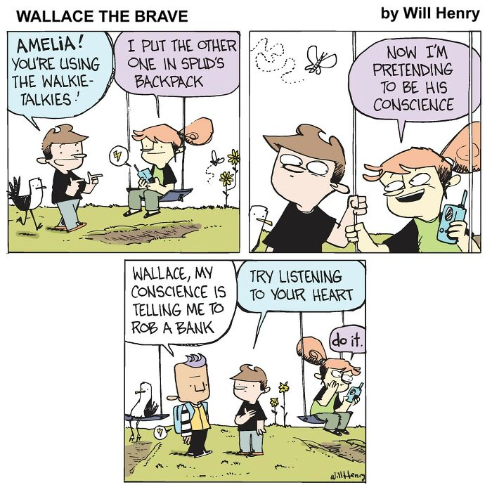 These Comics Are Like a Warm Hug for Your Brain—Meet ‘Wallace the Brave’!