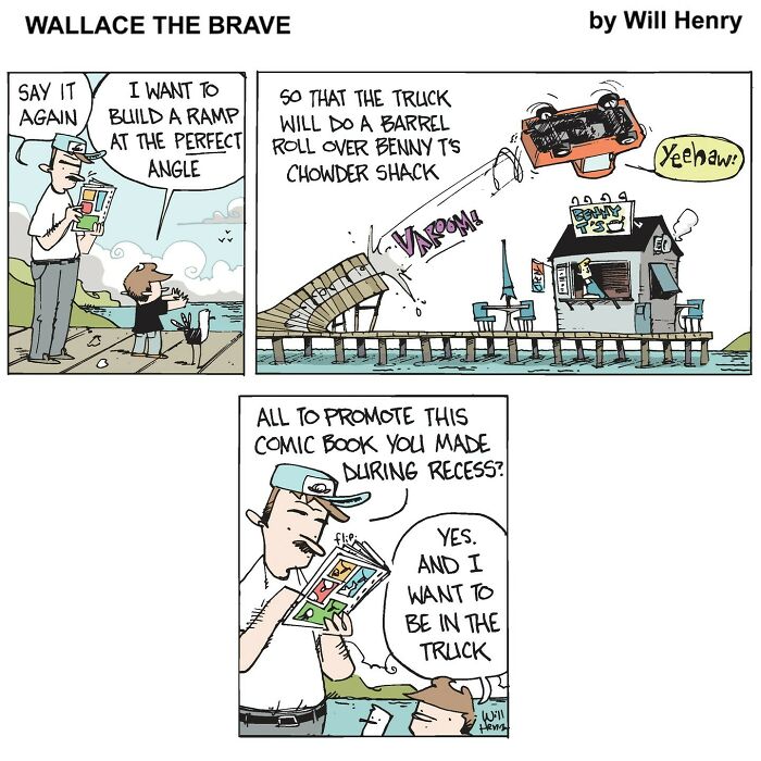 These Comics Are Like a Warm Hug for Your Brain—Meet ‘Wallace the Brave’!
