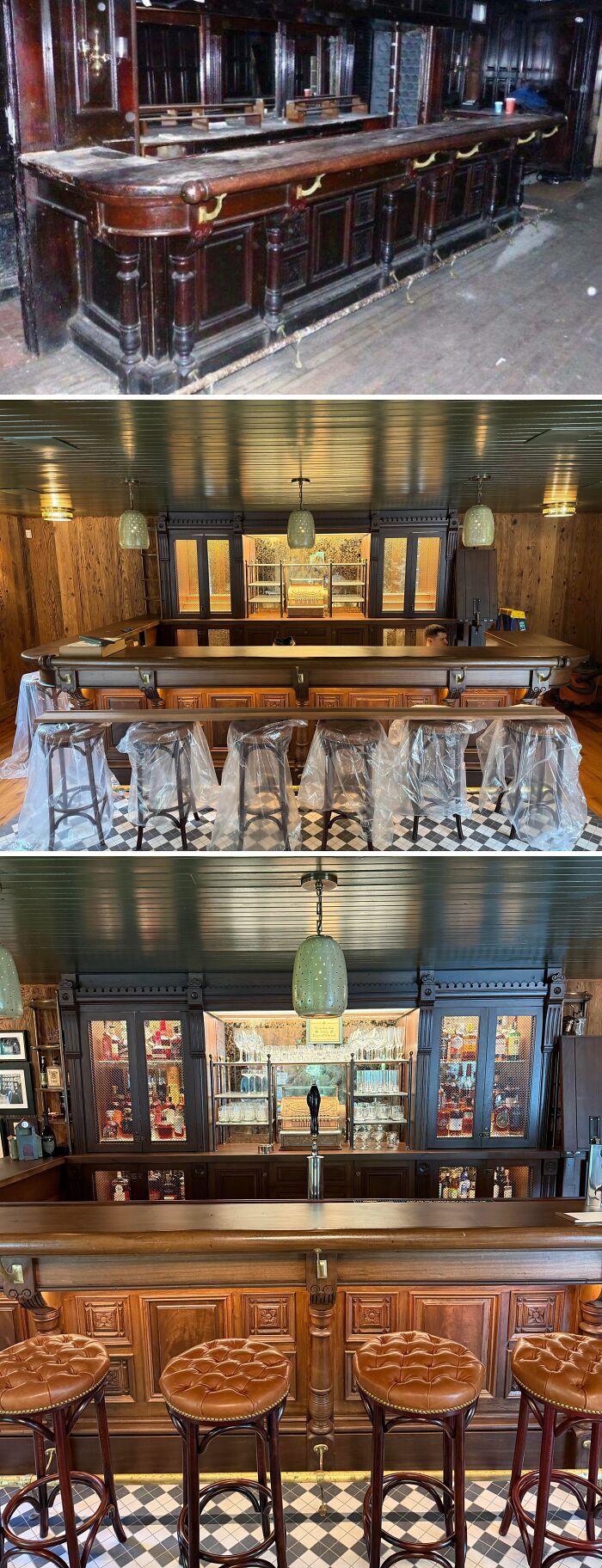 Transformed This 150+ Year-Old NYC Bar For A Very Special Client—Talk About Vintage Vibes!
