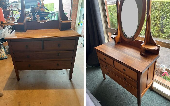 Another Dresser Rescue: Warped And Water-Stained To Wow