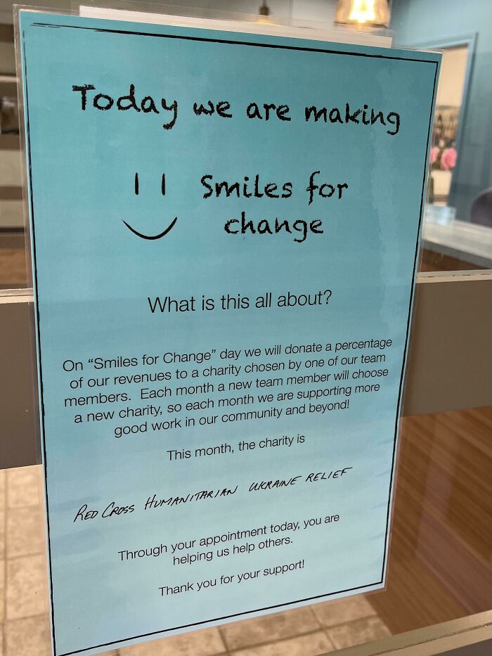 My Dentist Donates Part of a Special Day's Revenue to Charity Every Month
