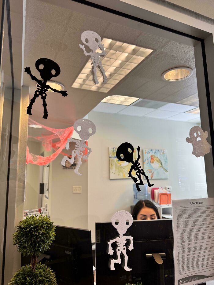 My Baby's Pediatrician Decorated the Office with Baby Skeletons (Cute, Not Scary)