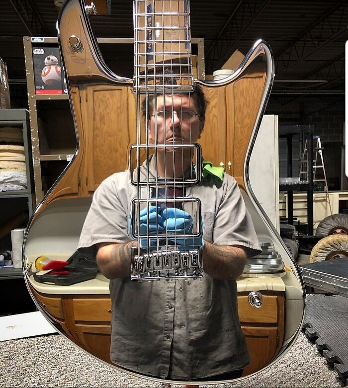 All-Aluminum Guitar? Mirror Not Included