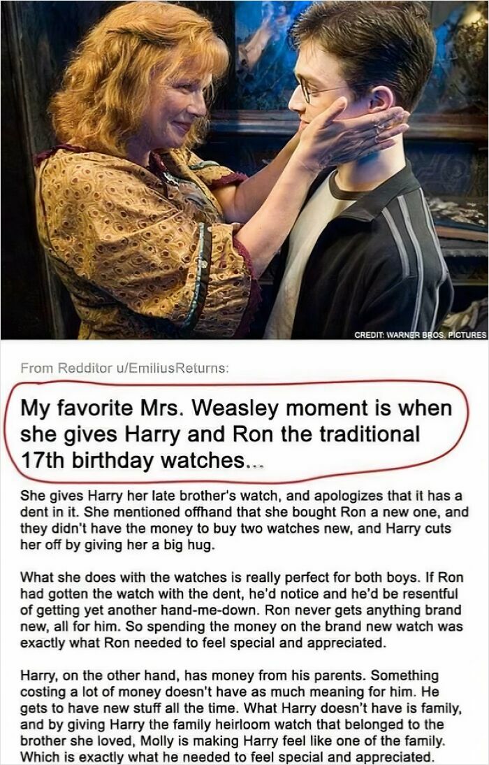 Mrs. Weasley Being the Ultimate Mom Icon