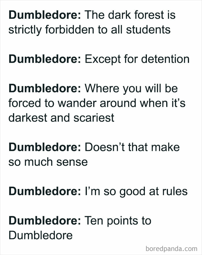 Dumbledore’s Questionable Logic
