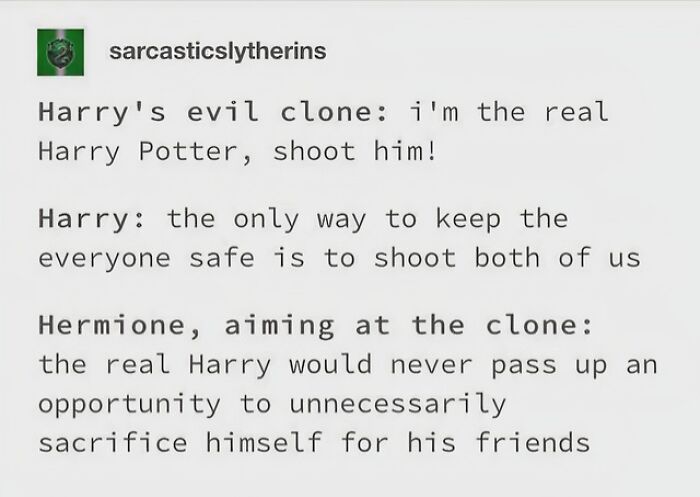 Sacrifices? Always Part of the Story