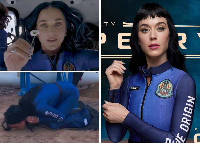 Katy Perry as the Astronaut Who Kissed the Ground