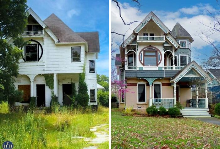 Wait, They Actually Restored These Amazing Old Houses?