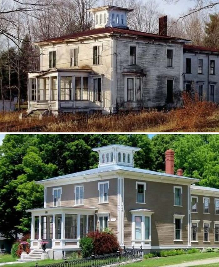 Wait, They Actually Restored These Amazing Old Houses?