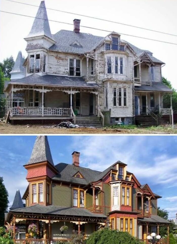 Wait, They Actually Restored These Amazing Old Houses?