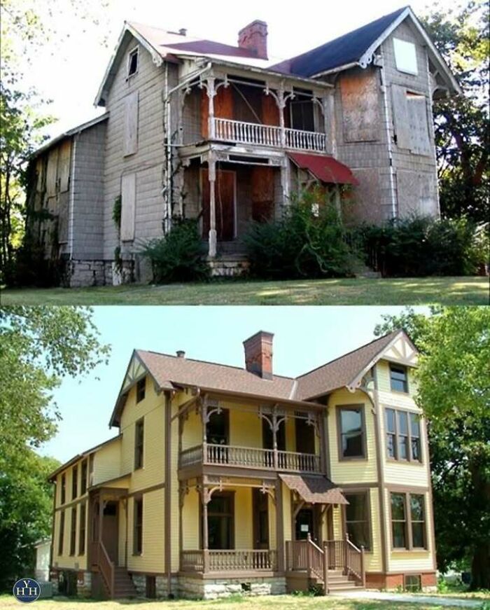 Wait, They Actually Restored These Amazing Old Houses?
