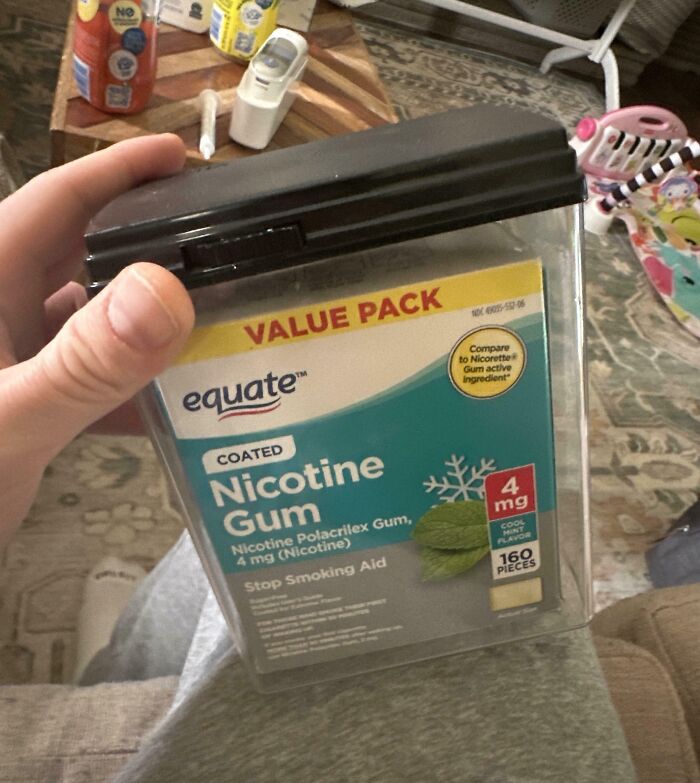 Walmart Delivery Put My Nicotine Gum Inside a Locked Container