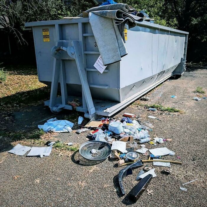 $600 Dumpster Filled Overnight By Some Stranger (Why?)