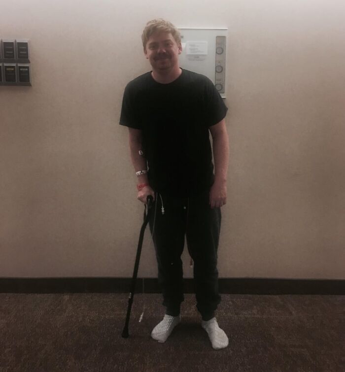 Had a Stroke Last Week, Walking with a Cane Now. 30 and Grateful to Be Here