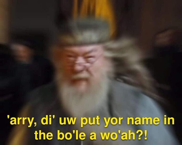 If Michael Gambon Went Full English: