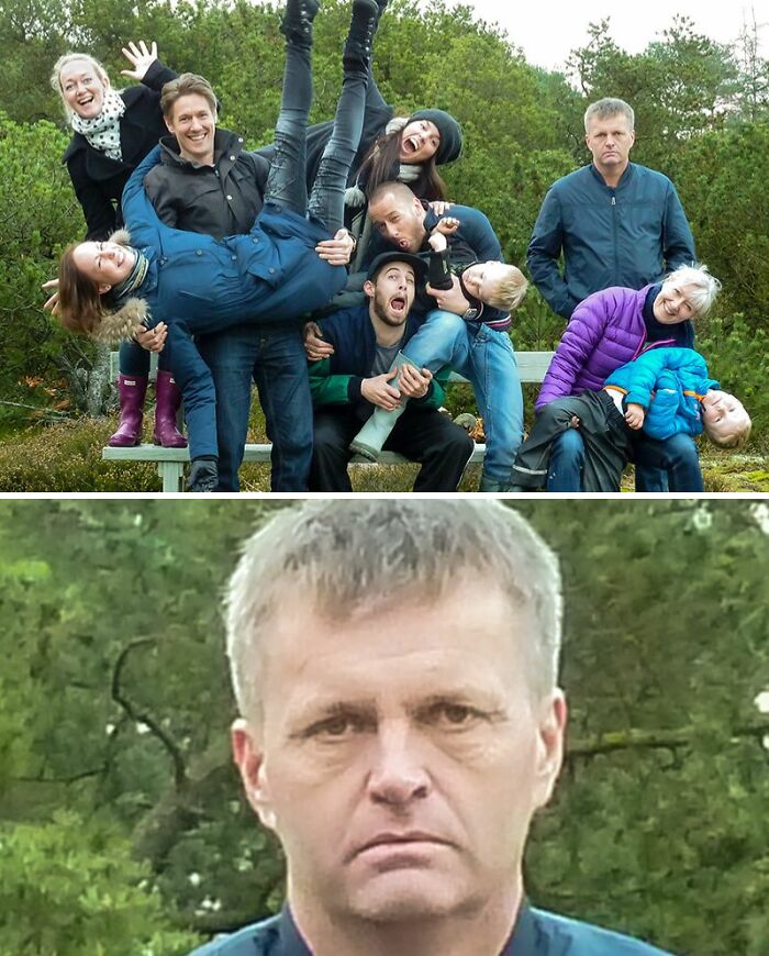 Sis Asked For A Silly Family Pic... We Delivered