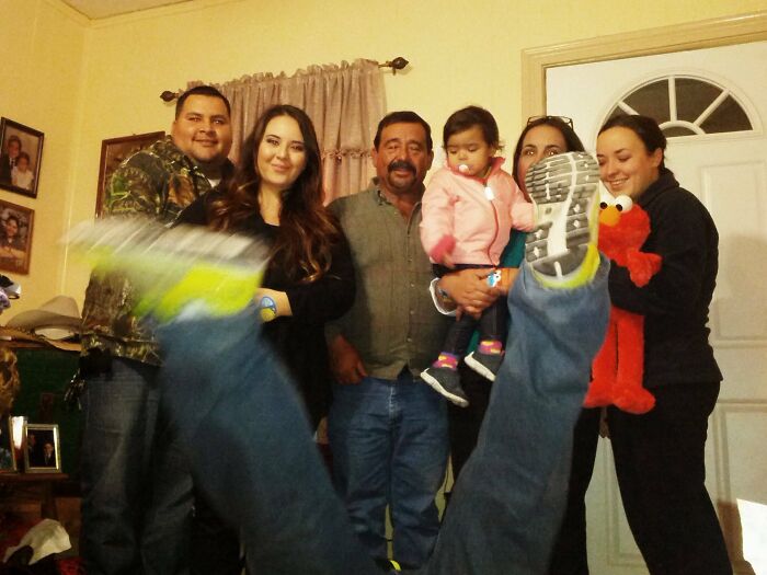 Christmas Eve Group Shot Gone... Interesting