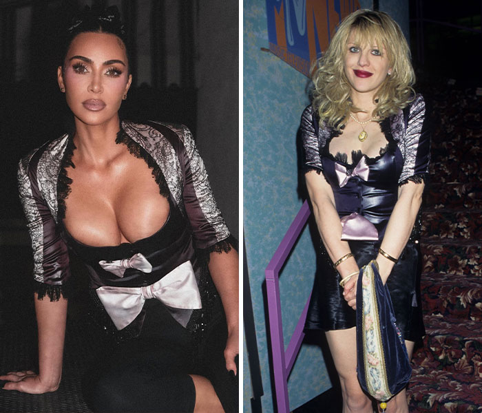Kim’s Take on Courtney Love’s Spicy Dior Corset