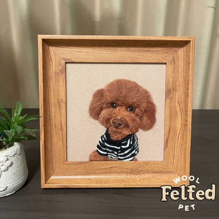 Wait, Someone Actually Turns Pets Into Woolly Mini Masterpieces!